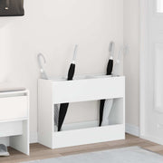 Paraplustandaard 65x24x50 cm wit bewerkt hout