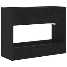 Paraplu Standaard Zwart Eiken 65 x 24 x 50 cm Bewerkt hout