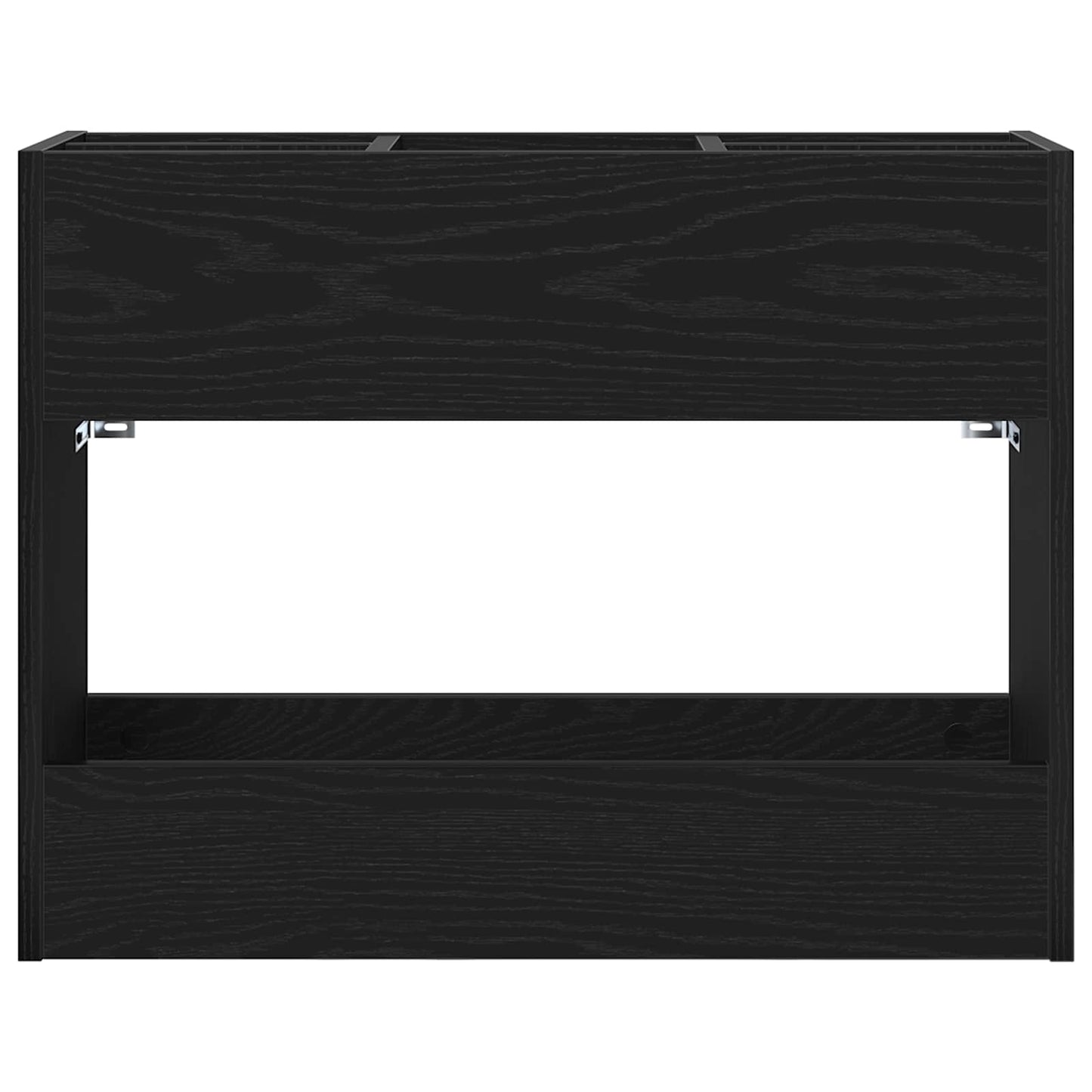 Paraplu Standaard Zwart Eiken 65 x 24 x 50 cm Bewerkt hout