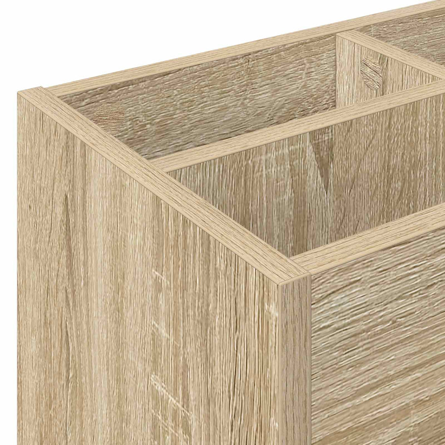 Paraplu Standaard Sonoma Eiken 65 x 24 x 50 cm Bewerkt hout