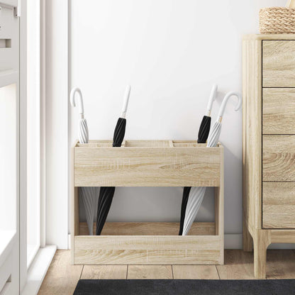 Paraplu Standaard Sonoma Eiken 65 x 24 x 50 cm Bewerkt hout