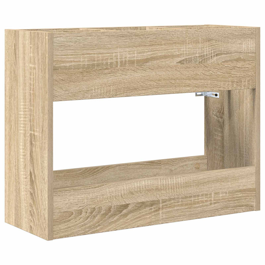 Paraplu Standaard Sonoma Eiken 65 x 24 x 50 cm Bewerkt hout