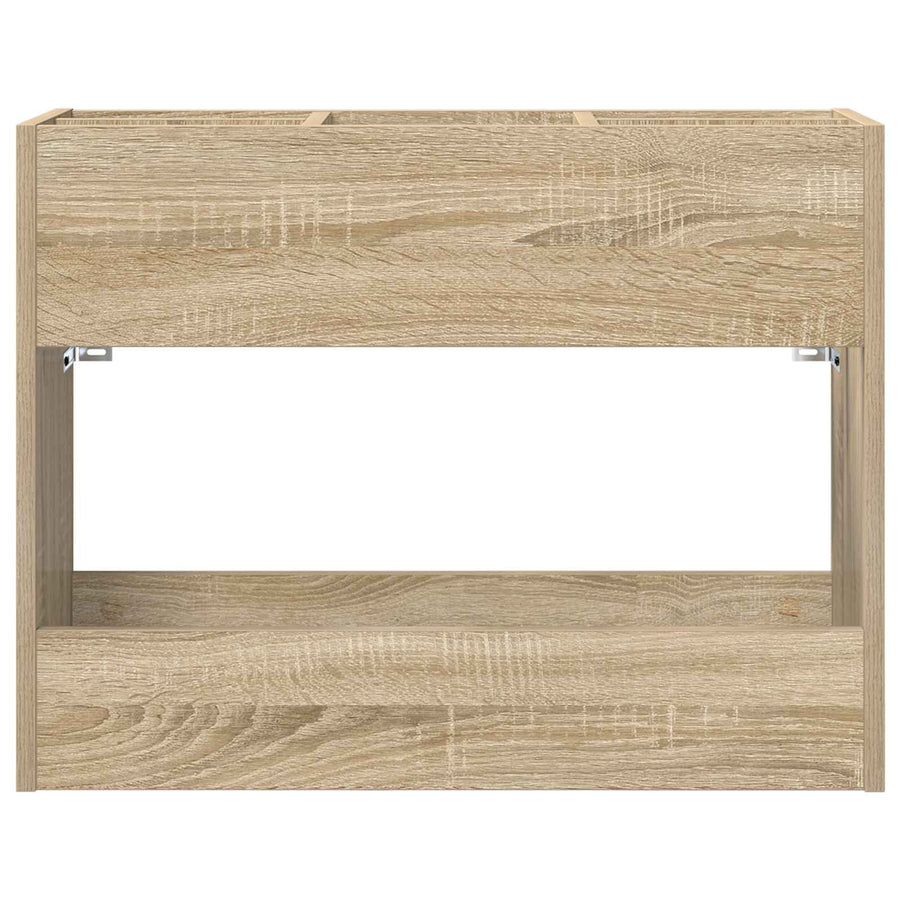 Paraplu Standaard Sonoma Eiken 65 x 24 x 50 cm Bewerkt hout