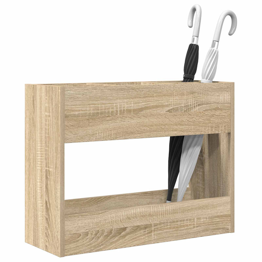 Paraplu Standaard Sonoma Eiken 65 x 24 x 50 cm Bewerkt hout