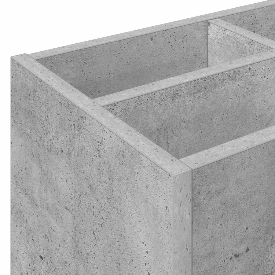 Paraplu Standaard Beton Grijs 65 x 24 x 50 cm Bewerkt hout