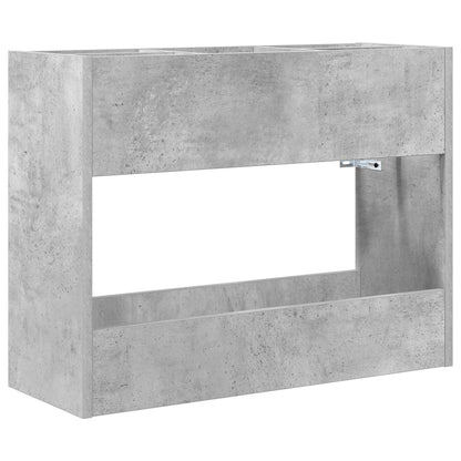 Paraplu Standaard Beton Grijs 65 x 24 x 50 cm Bewerkt hout