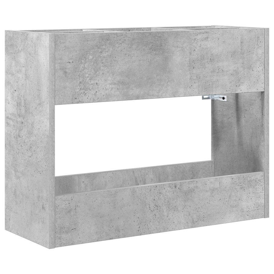 Paraplu Standaard Beton Grijs 65 x 24 x 50 cm Bewerkt hout