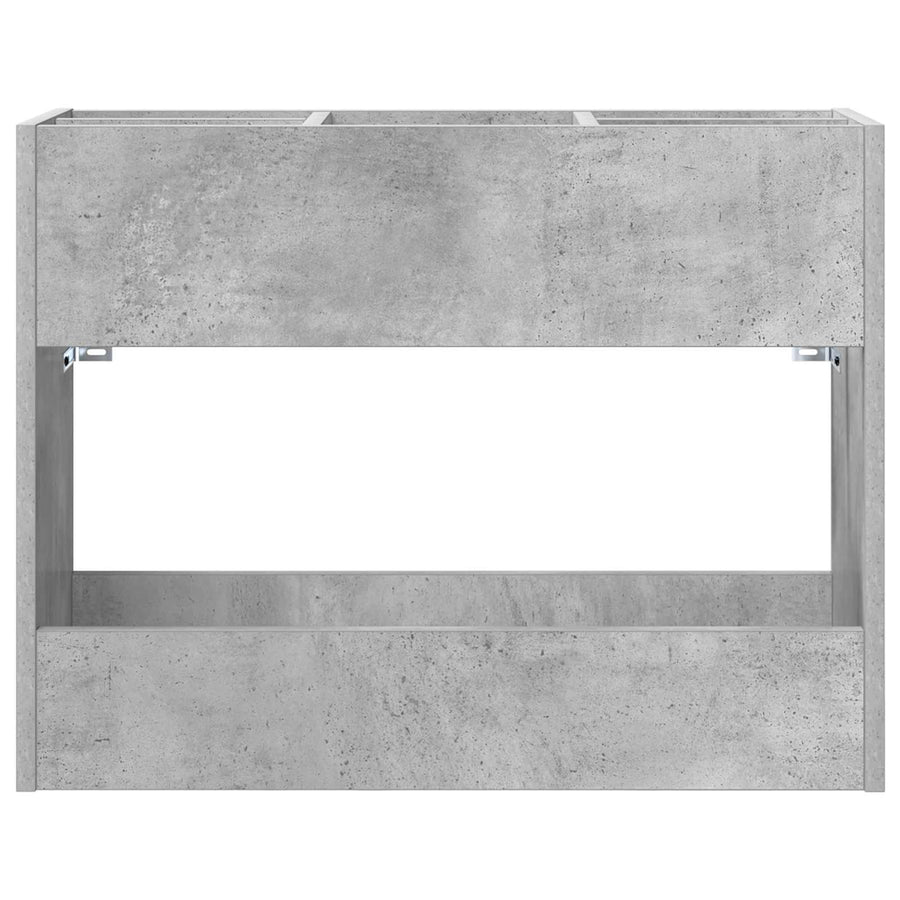 Paraplu Standaard Beton Grijs 65 x 24 x 50 cm Bewerkt hout
