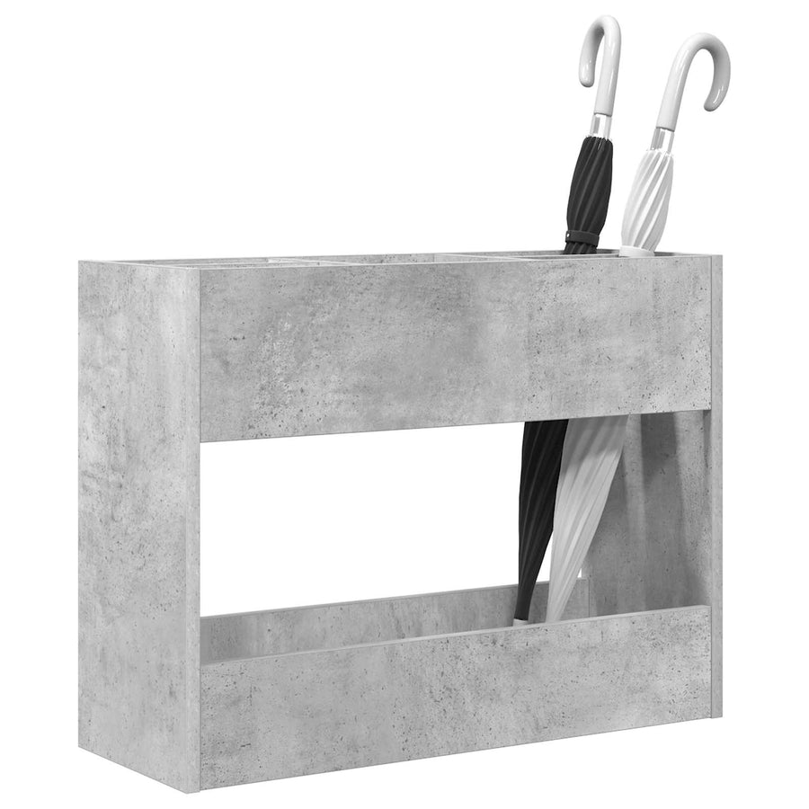 Paraplu Standaard Beton Grijs 65 x 24 x 50 cm Bewerkt hout