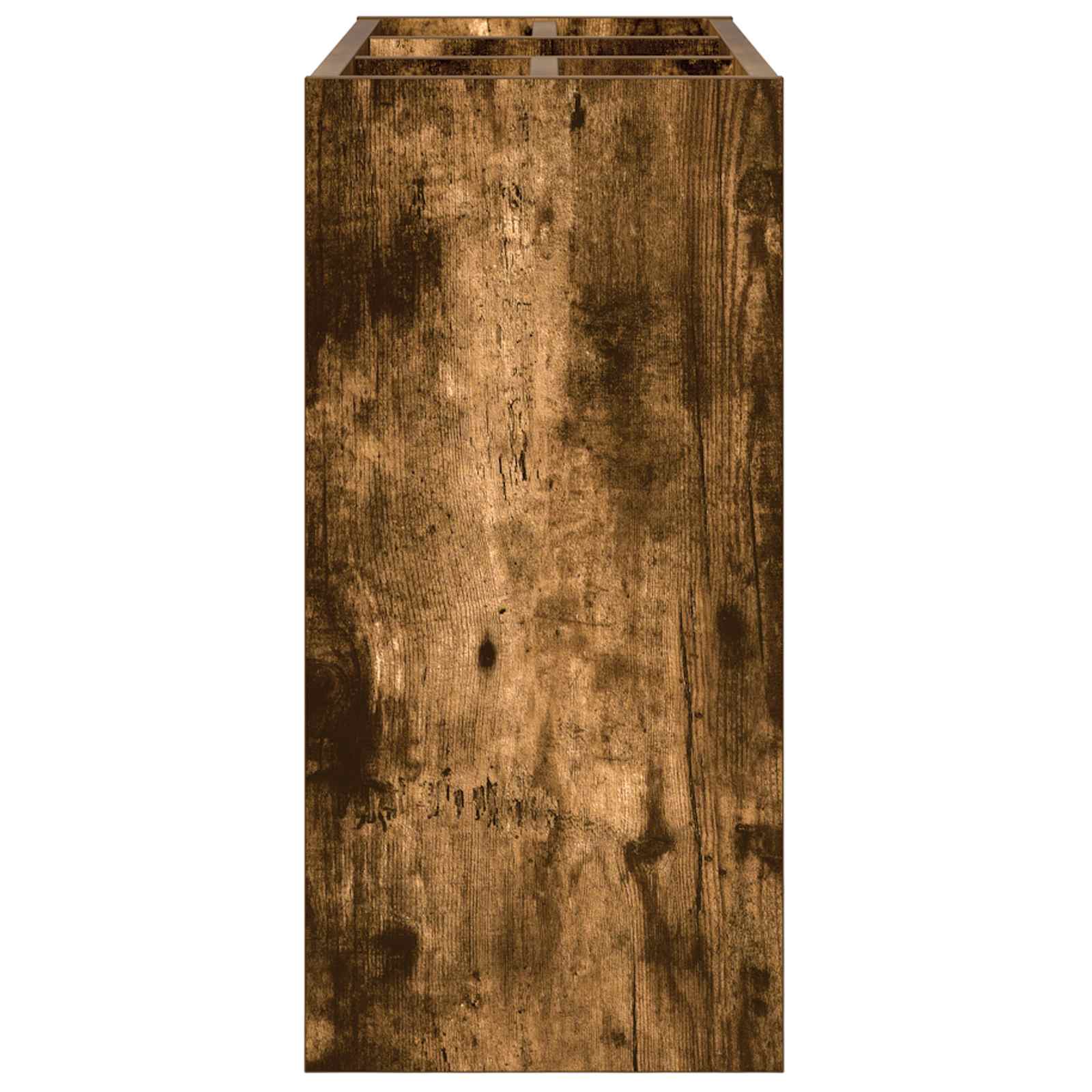 Paraplu Standaard Gerookt eiken 65 x 24 x 50 cm Bewerkt hout
