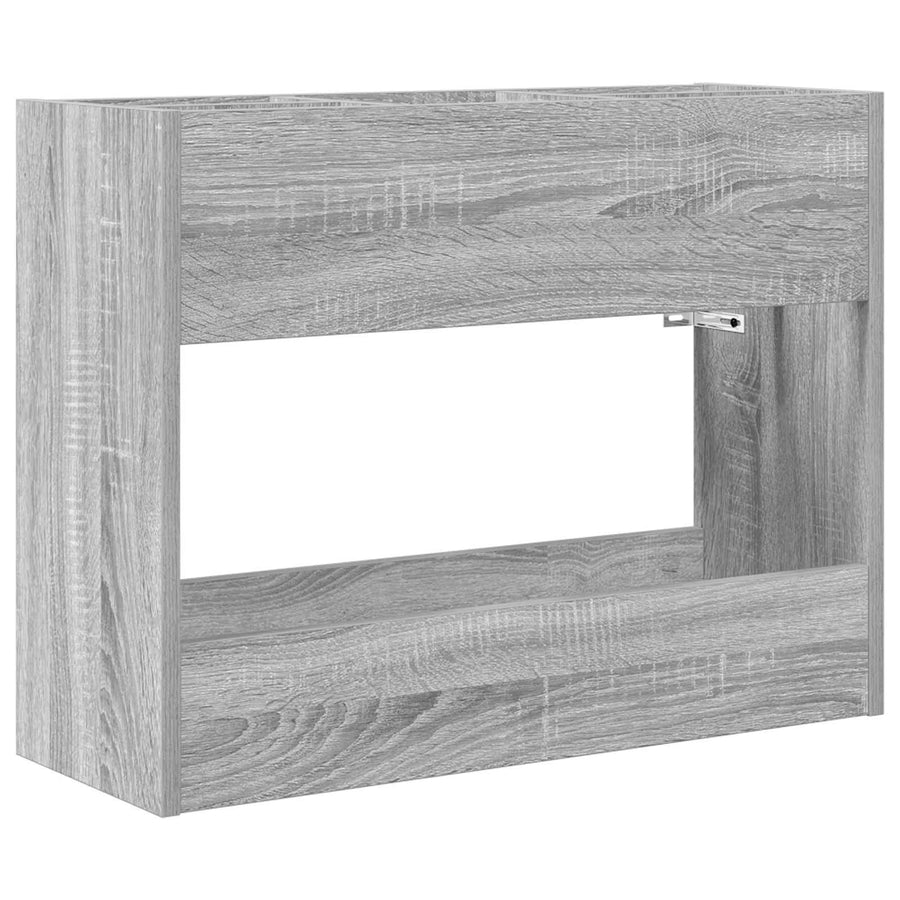 Paraplu Standaard Grijs Sonoma 65 x 24 x 50 cm Bewerkt hout