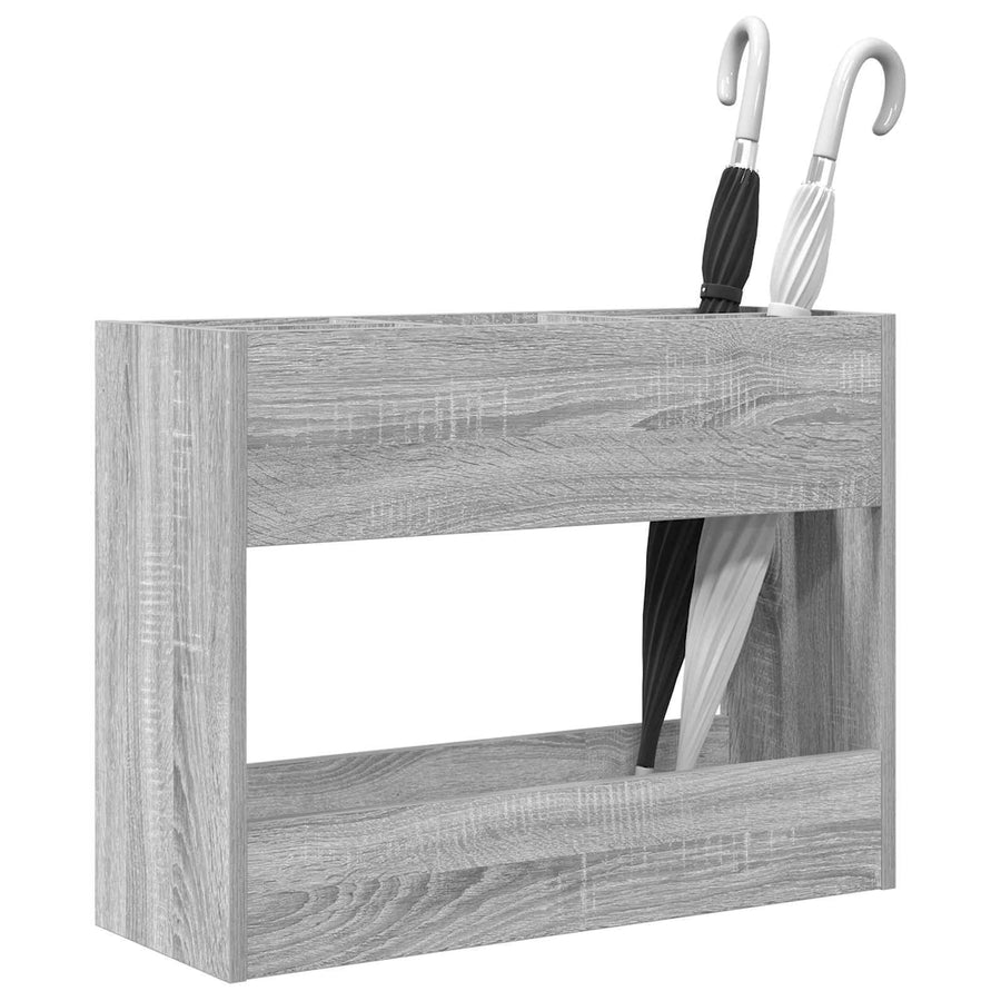 Paraplu Standaard Grijs Sonoma 65 x 24 x 50 cm Bewerkt hout