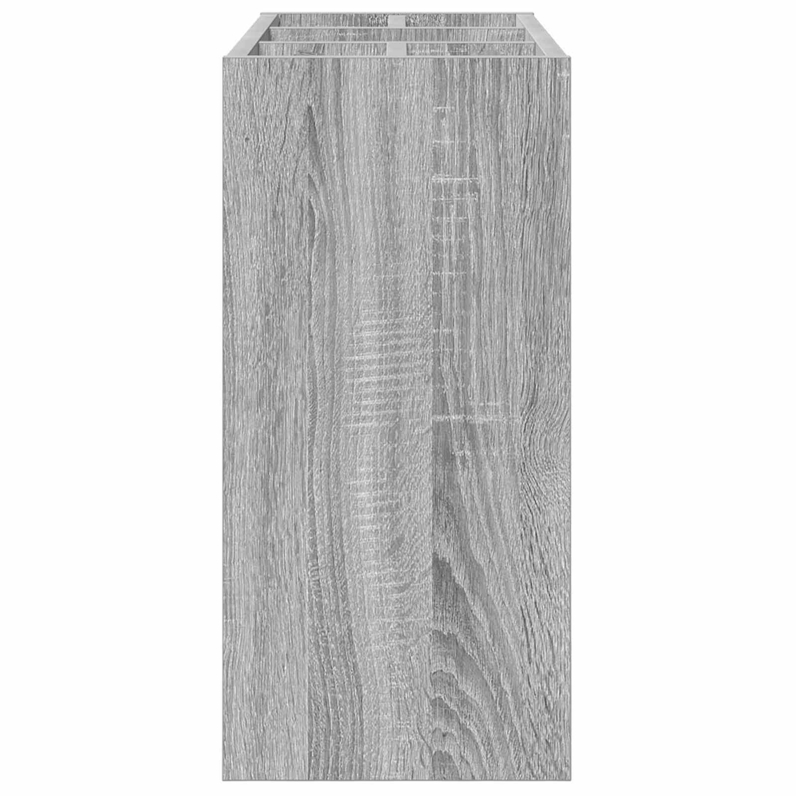 Paraplu Standaard Grijs Sonoma 65 x 24 x 50 cm Bewerkt hout