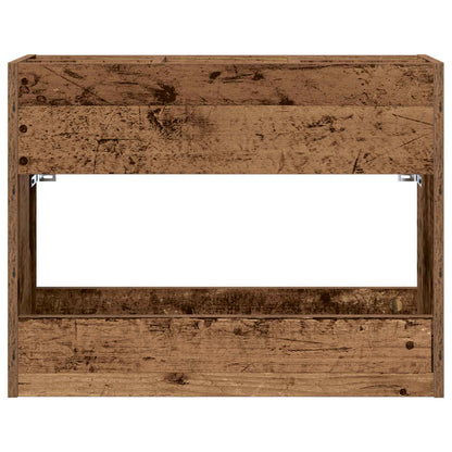 Paraplu Standaard Oudhout 65 x 24 x 50 cm Bewerkt hout
