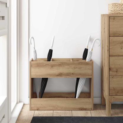 Paraplu Standaard Artisan Eiken 65 x 24 x 50 cm Bewerkt hout
