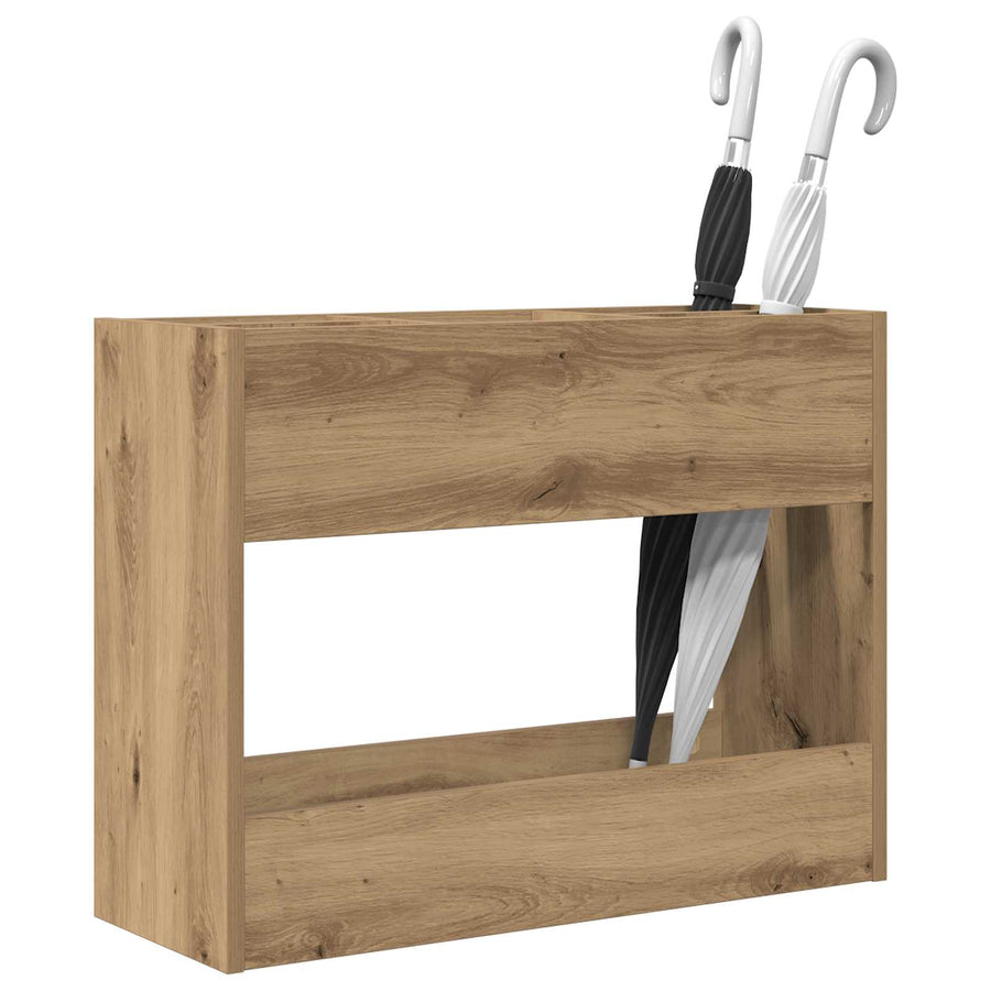 Paraplu Standaard Artisan Eiken 65 x 24 x 50 cm Bewerkt hout
