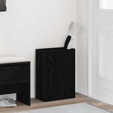 Paraplu Standaard Zwart Eiken 40 x 20 x 55,5 cm Bewerkt hout