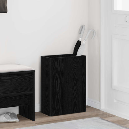Paraplu Standaard Zwart Eiken 40 x 20 x 55,5 cm Bewerkt hout