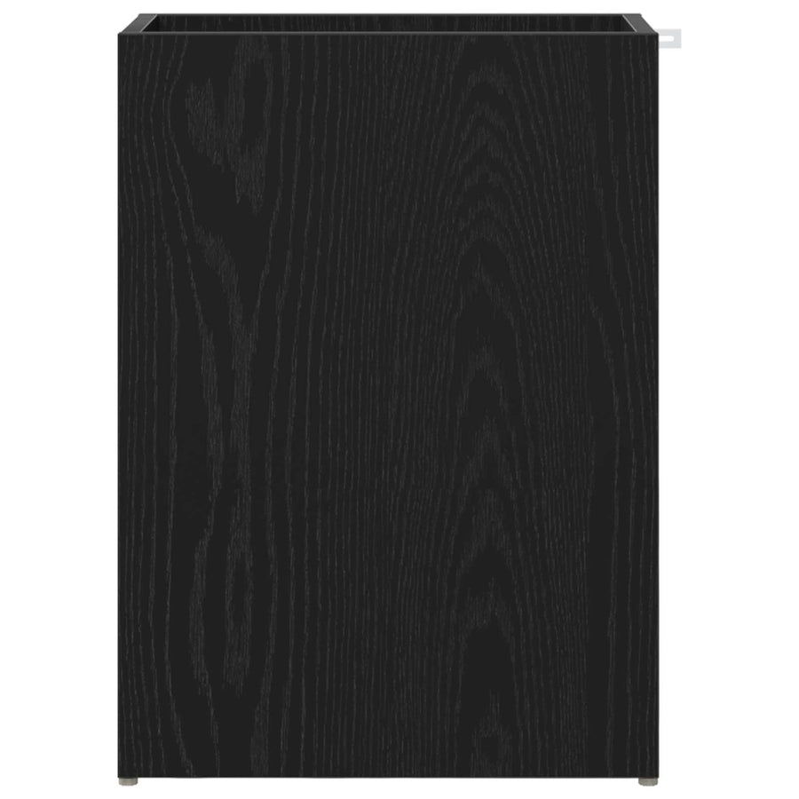 Paraplu Standaard Zwart Eiken 40 x 20 x 55,5 cm Bewerkt hout