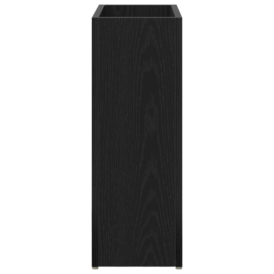 Paraplu Standaard Zwart Eiken 40 x 20 x 55,5 cm Bewerkt hout