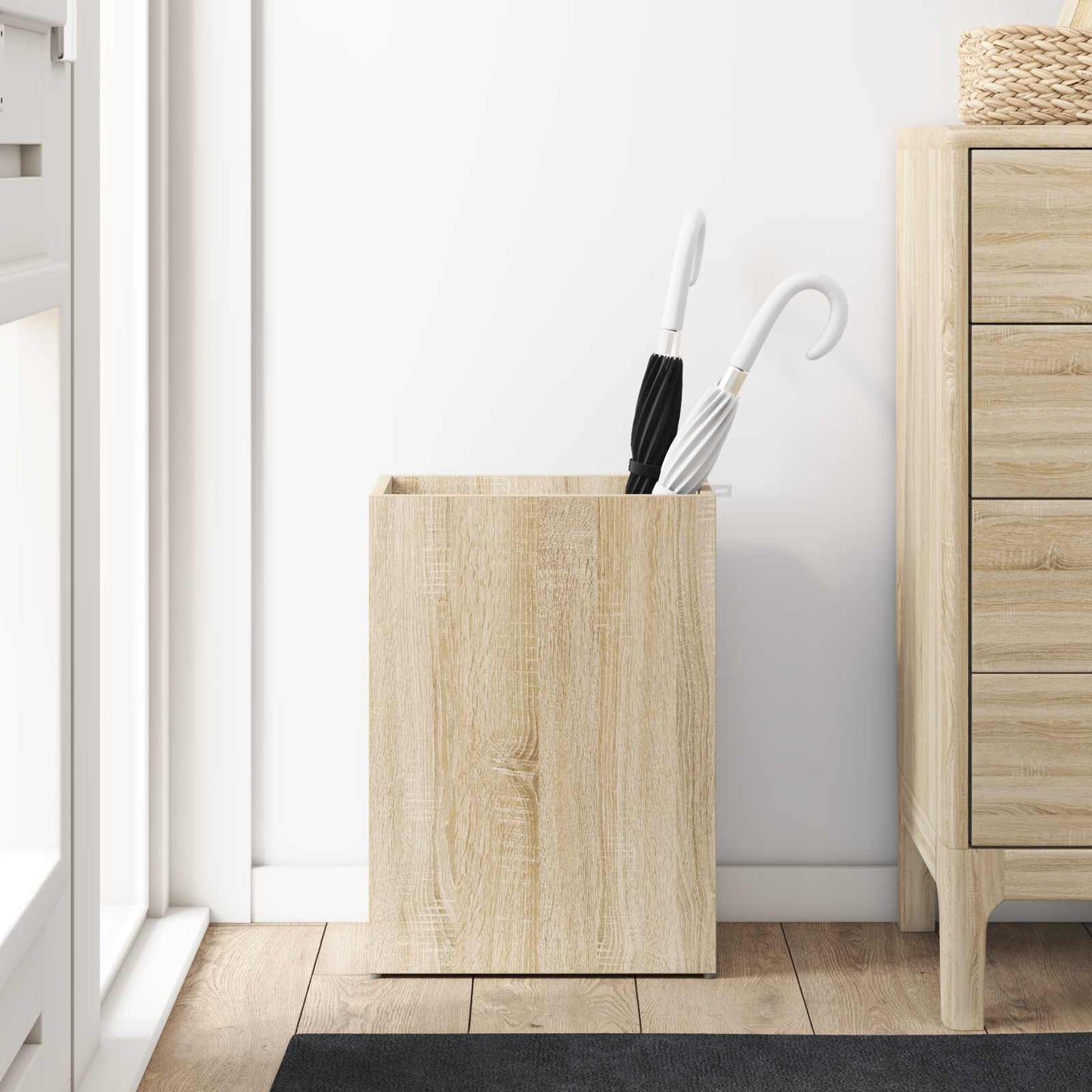 Paraplu Standaard Sonoma Eiken 40 x 20 x 55,5 cm Bewerkt hout