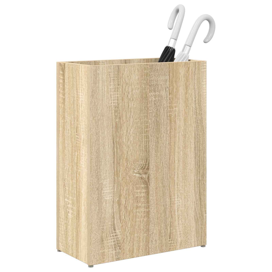 Paraplu Standaard Sonoma Eiken 40 x 20 x 55,5 cm Bewerkt hout