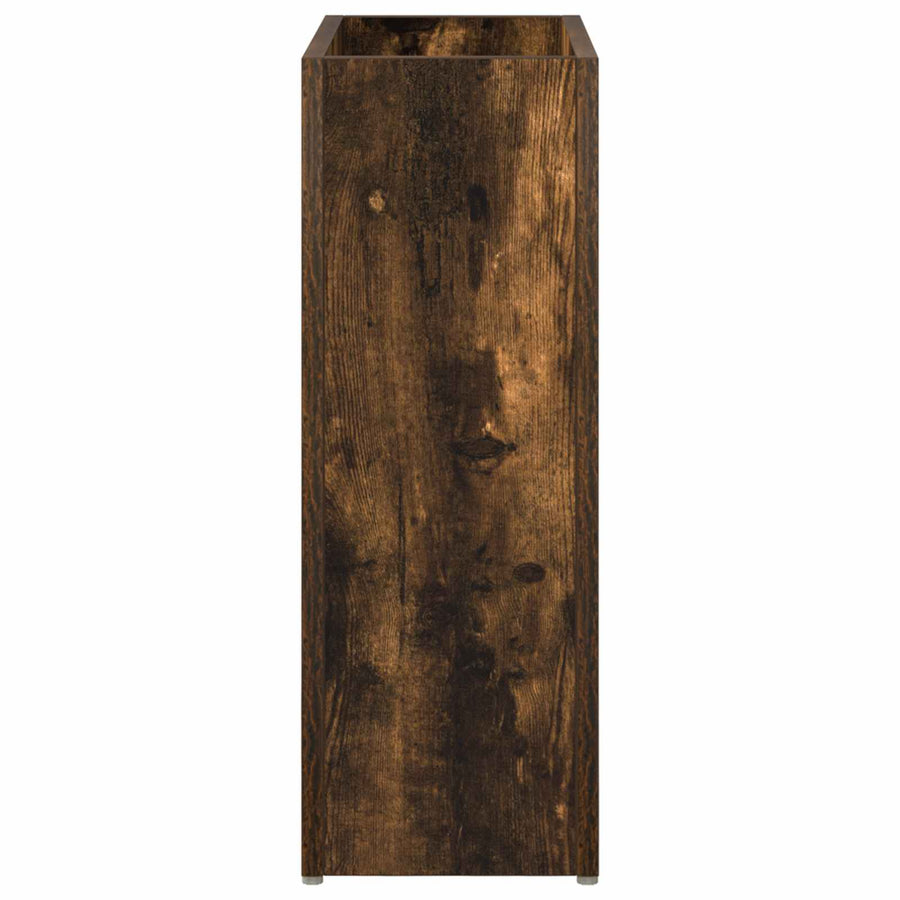 Paraplu Standaard Gerookt eiken 40 x 20 x 55,5 cm Bewerkt hout