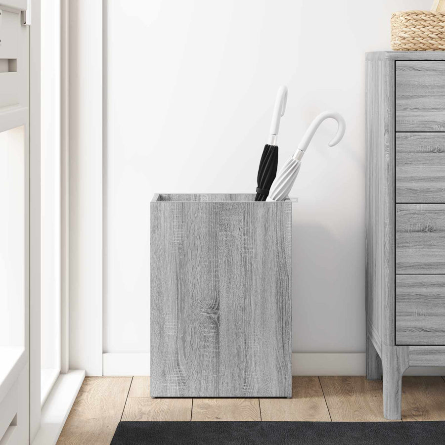 Paraplu Standaard Grijs Sonoma 40 x 20 x 55,5 cm Bewerkt hout