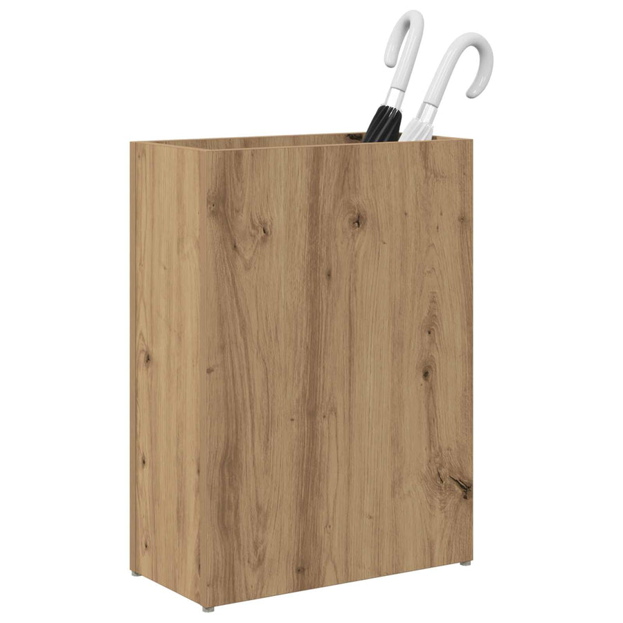 Paraplu Standaard Artisan Eiken 40 x 20 x 55,5 cm Bewerkt hout