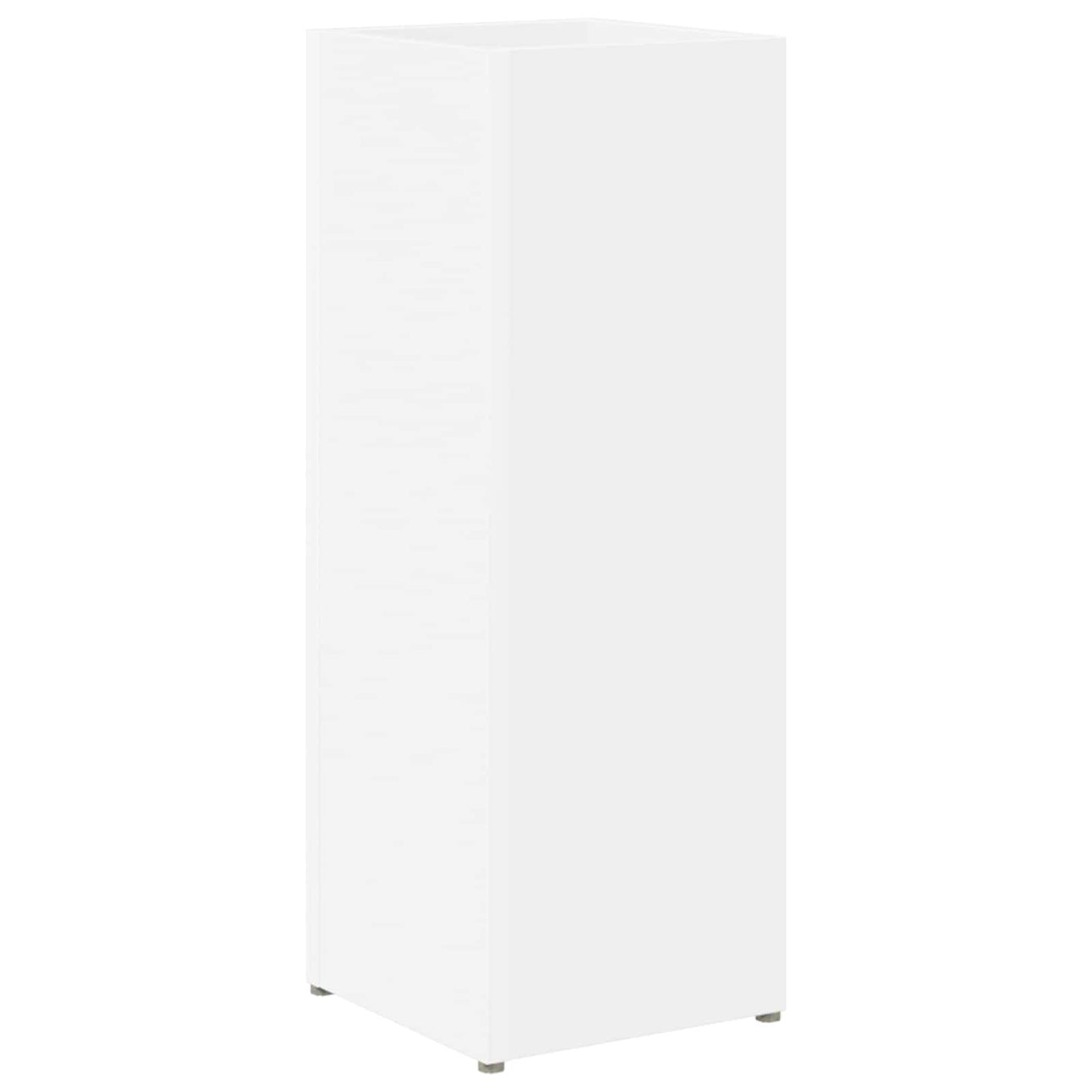 Paraplu Standaard Met Opslag Wit 20 X 20 X 55,5 Cm Bewerkt Hout