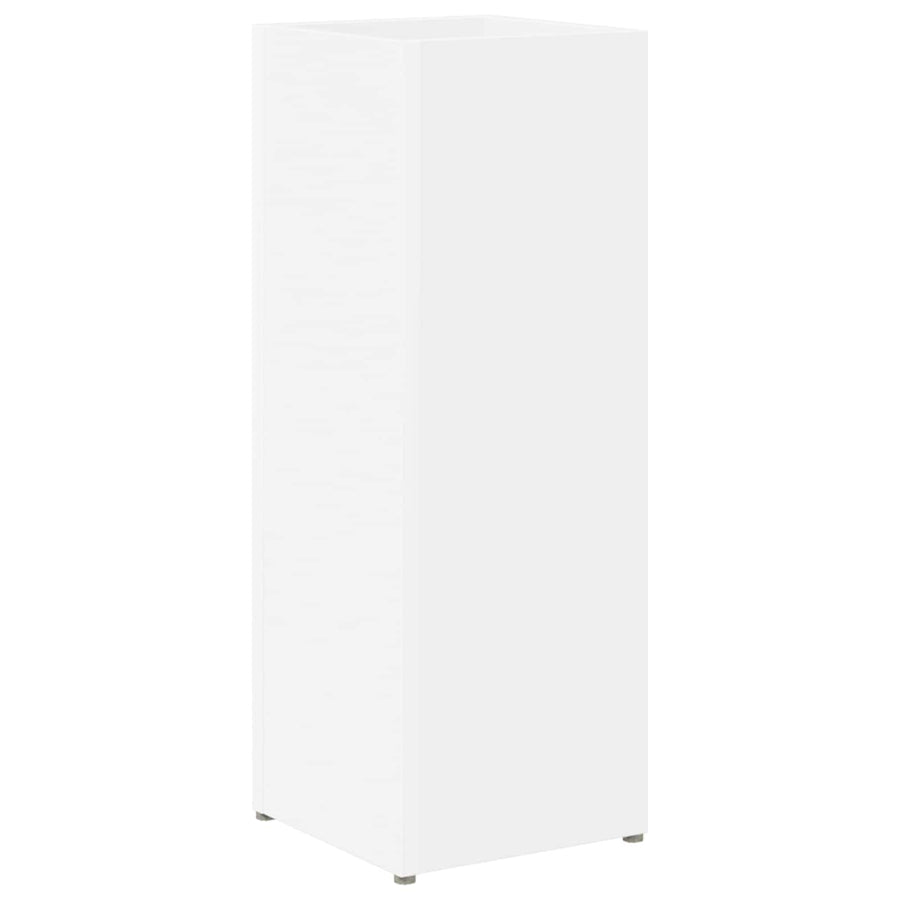Paraplu Standaard Met Opslag Wit 20 X 20 X 55,5 Cm Bewerkt Hout
