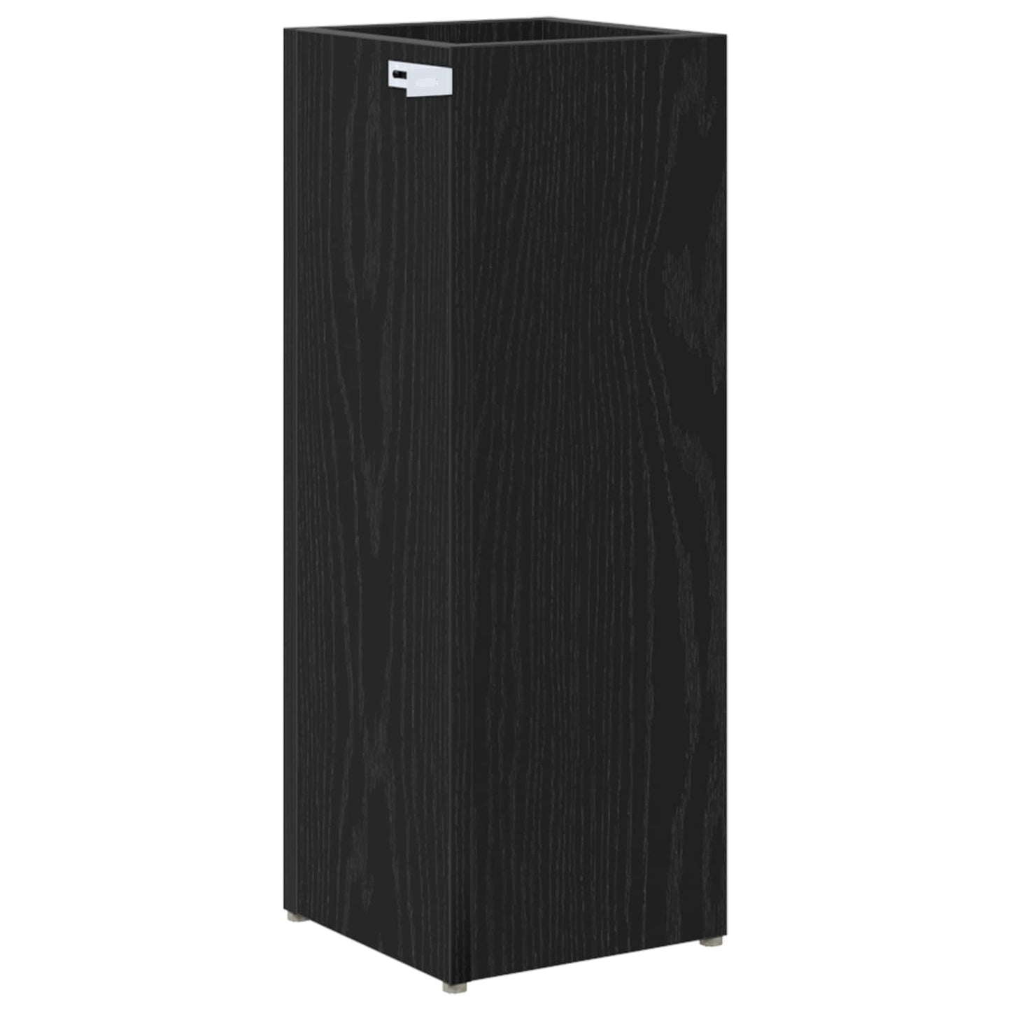 Paraplu Standaard Zwart Eiken 20 x 20 x 55,5 cm Bewerkt hout