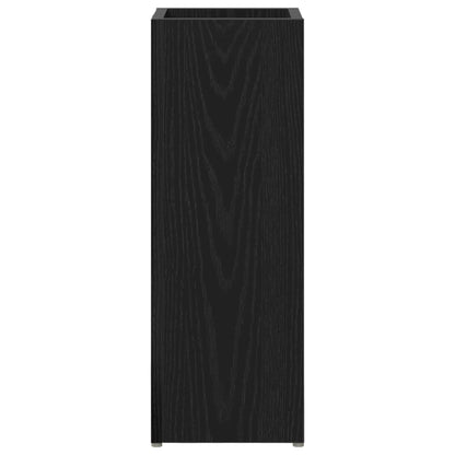 Paraplu Standaard Zwart Eiken 20 x 20 x 55,5 cm Bewerkt hout
