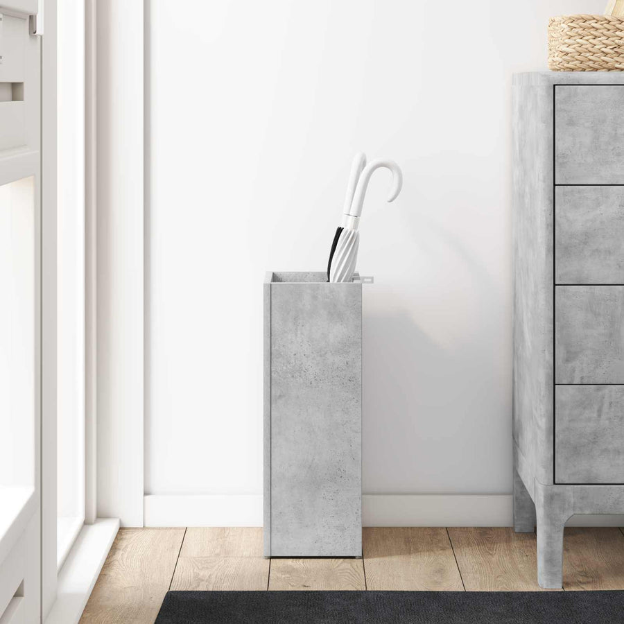 Paraplu Standaard Beton Grijs 20 x 20 x 55,5 cm Bewerkt hout