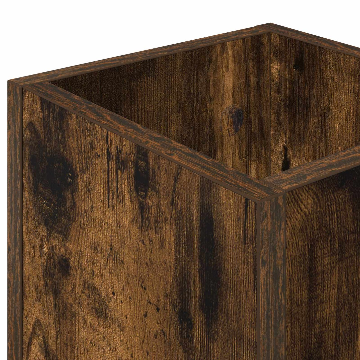 Paraplu Standaard Gerookt eiken 20 x 20 x 55,5 cm Bewerkt hout