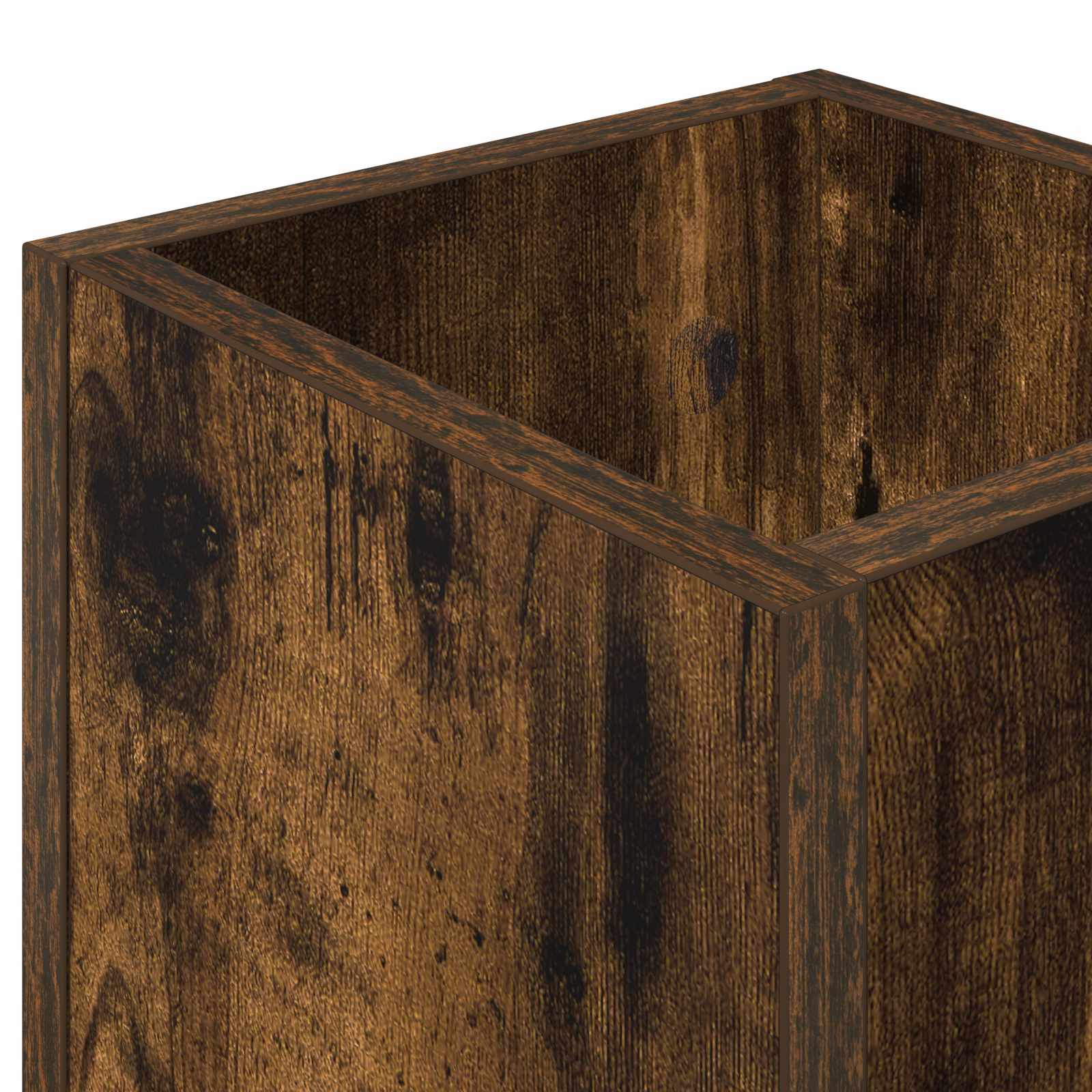Paraplu Standaard Gerookt eiken 20 x 20 x 55,5 cm Bewerkt hout