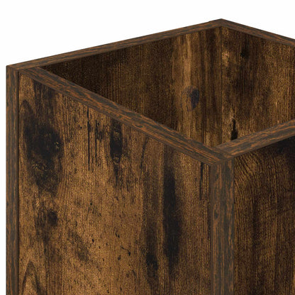 Paraplu Standaard Gerookt eiken 20 x 20 x 55,5 cm Bewerkt hout