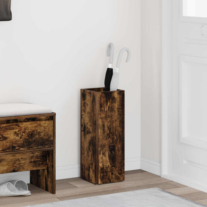 Paraplu Standaard Gerookt eiken 20 x 20 x 55,5 cm Bewerkt hout