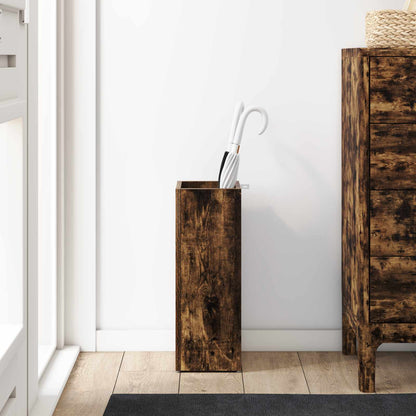Paraplu Standaard Gerookt eiken 20 x 20 x 55,5 cm Bewerkt hout