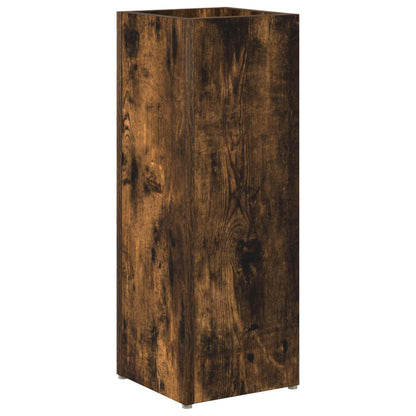 Paraplu Standaard Gerookt eiken 20 x 20 x 55,5 cm Bewerkt hout