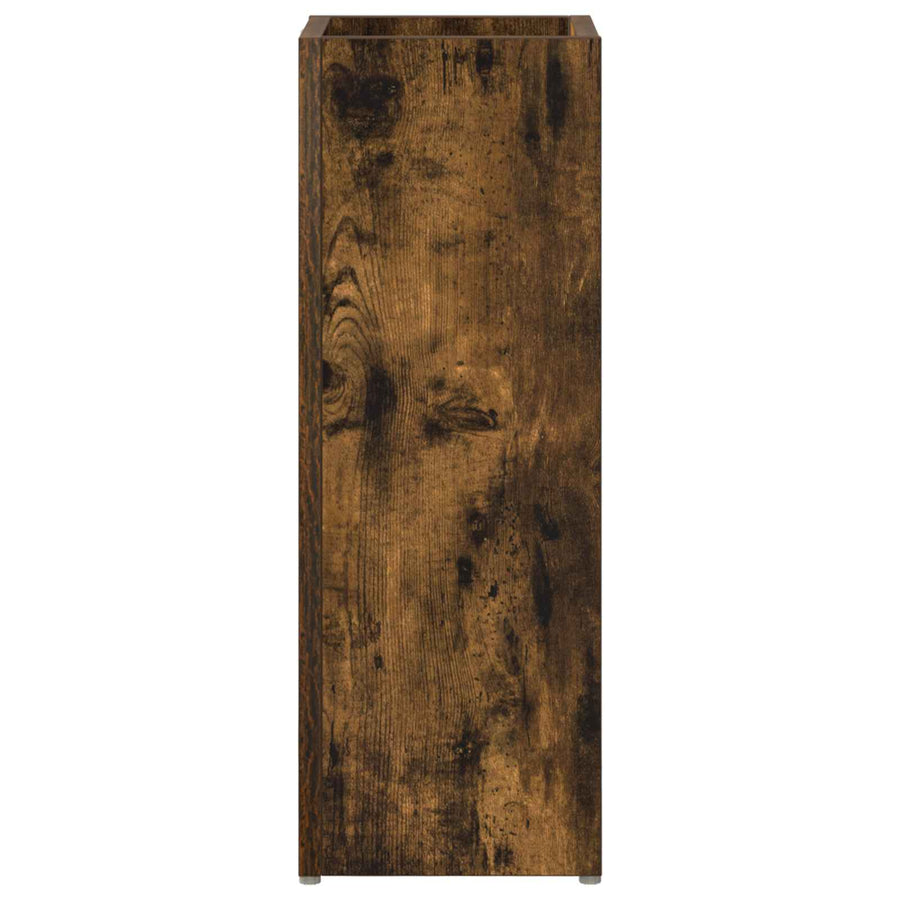 Paraplu Standaard Gerookt eiken 20 x 20 x 55,5 cm Bewerkt hout