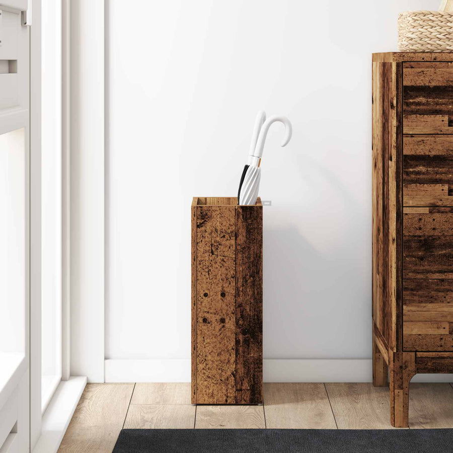 Paraplu Standaard Oudhout 20 x 20 x 55,5 cm Bewerkt hout