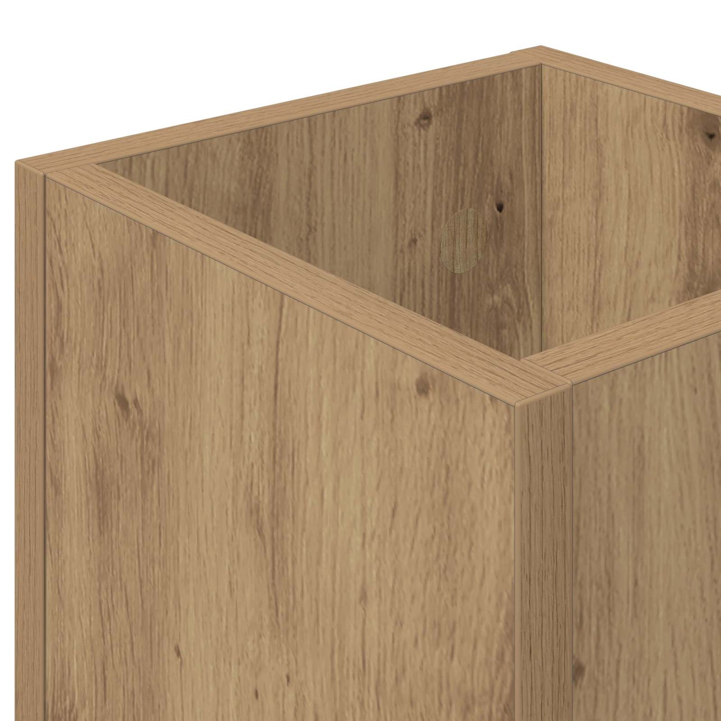 Paraplu Standaard Artisan Eiken 20 x 20 x 55,5 cm Bewerkt hout