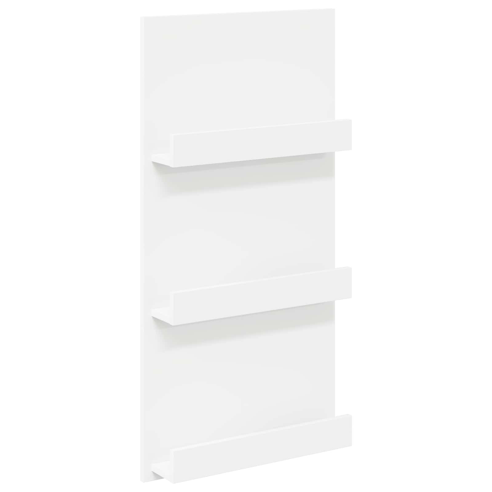 Tijdschrift Rek Met Plank Wit 51 X 11 X 102 Cm Bewerkt Hout