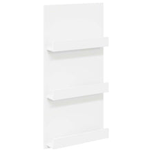 Tijdschrift Rek Met Plank Wit 51 X 11 X 102 Cm Bewerkt Hout