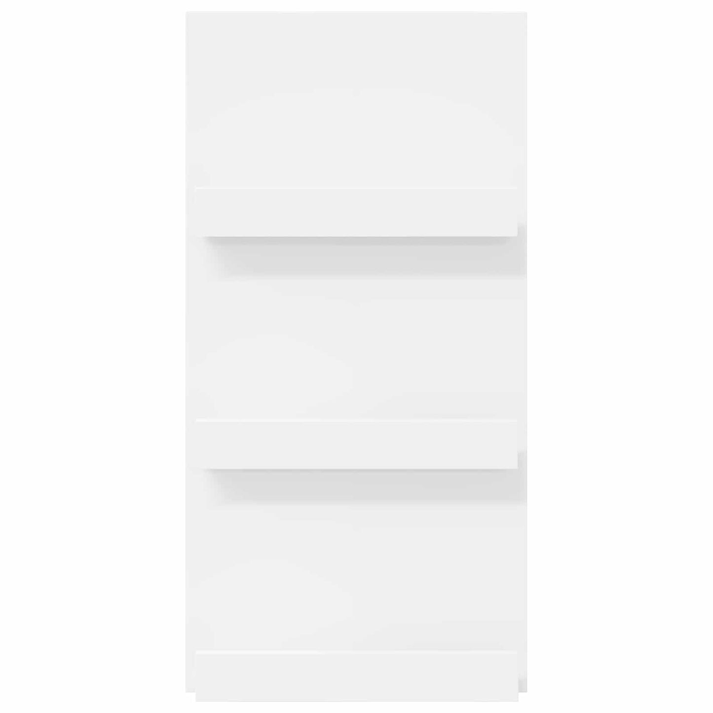 Tijdschrift Rek Met Plank Wit 51 X 11 X 102 Cm Bewerkt Hout