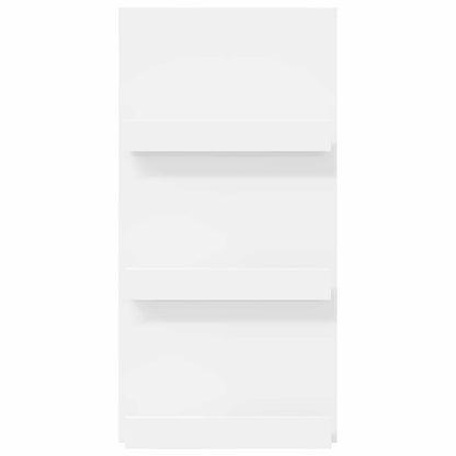 Tijdschrift Rek Met Plank Wit 51 X 11 X 102 Cm Bewerkt Hout