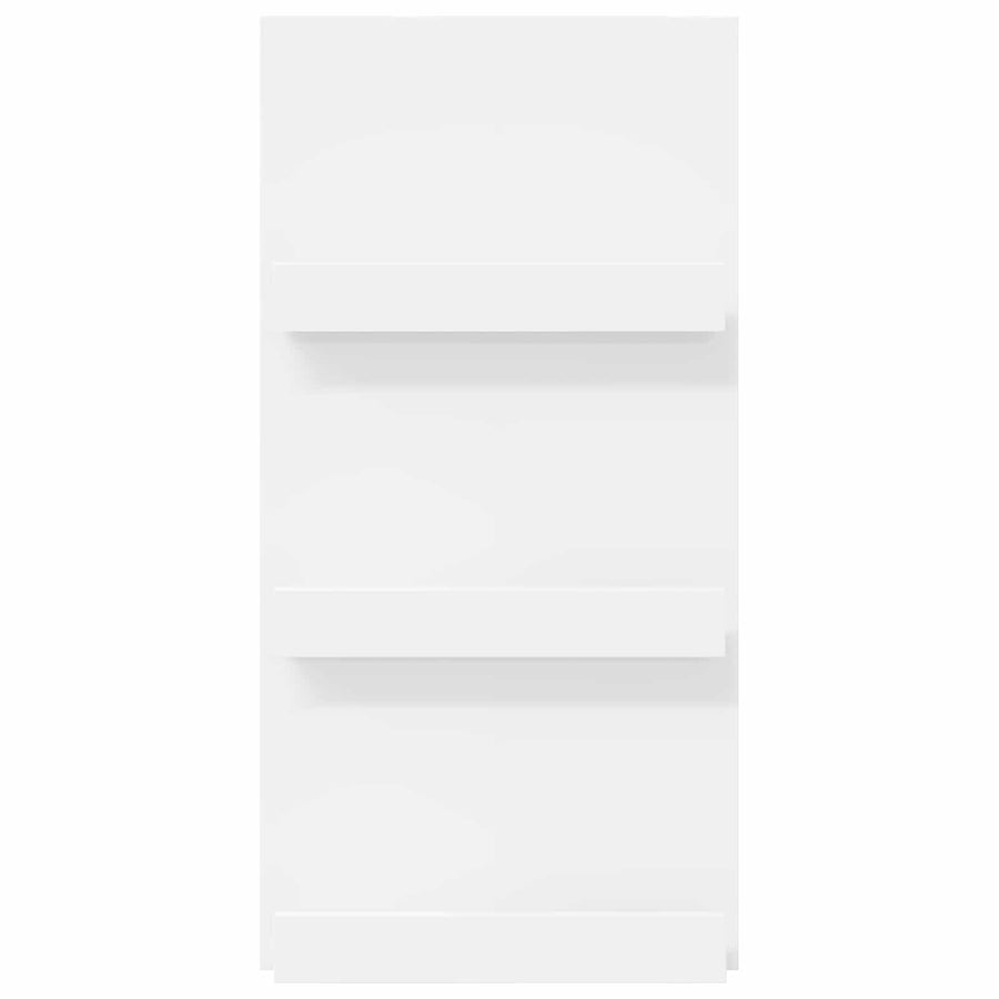 Tijdschrift Rek Met Plank Wit 51 X 11 X 102 Cm Bewerkt Hout
