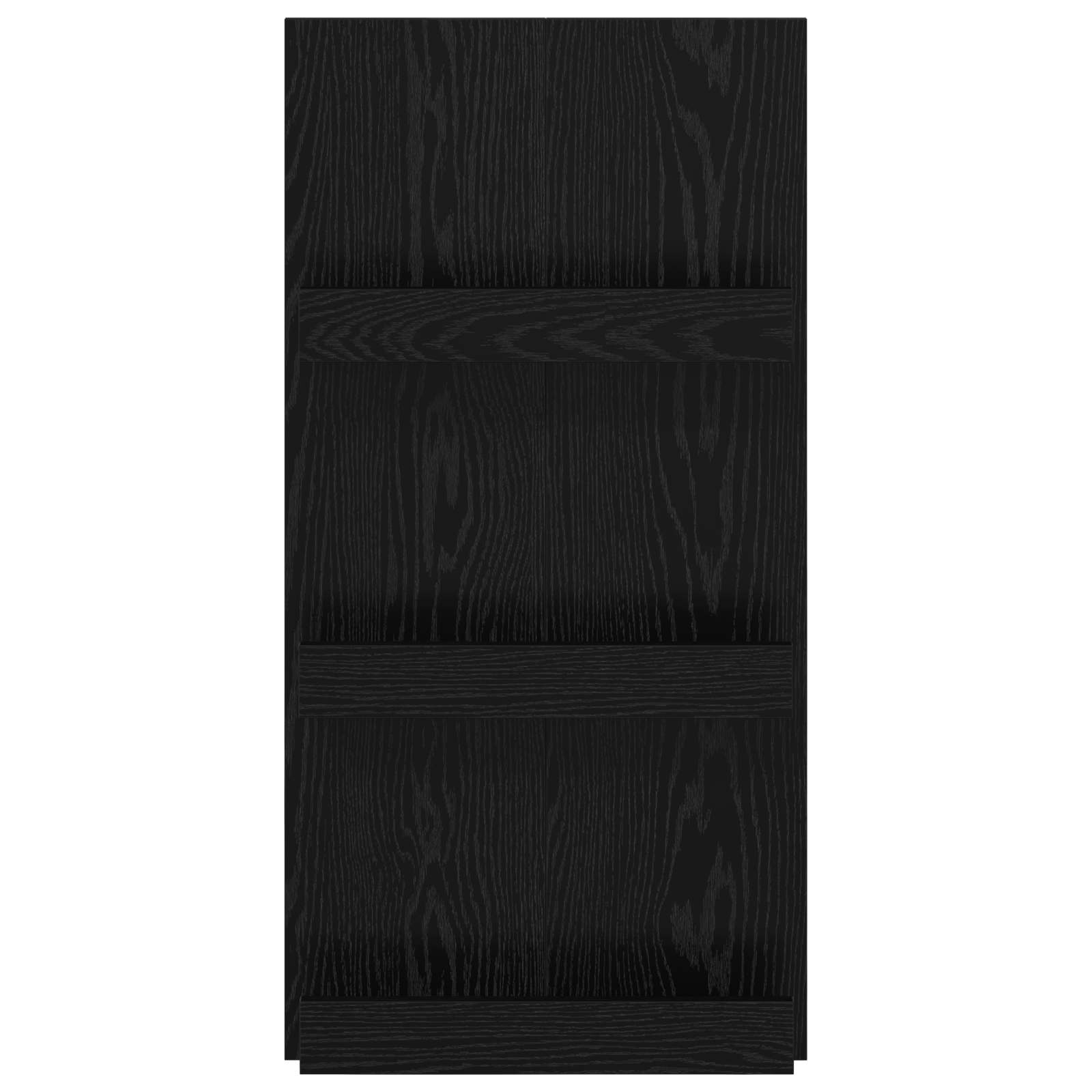 Tijdschrift Rek 51 X 11 X 102 Cm Bewerkt Hout Zwart eiken
