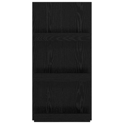 Tijdschrift Rek 51 X 11 X 102 Cm Bewerkt Hout Zwart eiken
